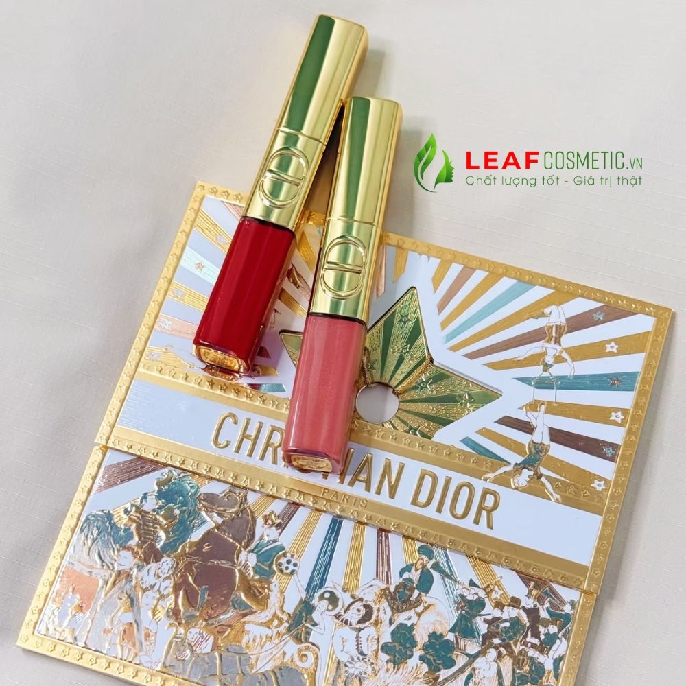 Son Kem Dior Rouge Dior Sequin Liquid Duo 720 - Hồng Đất Hoàng Gia (Limited Edition)