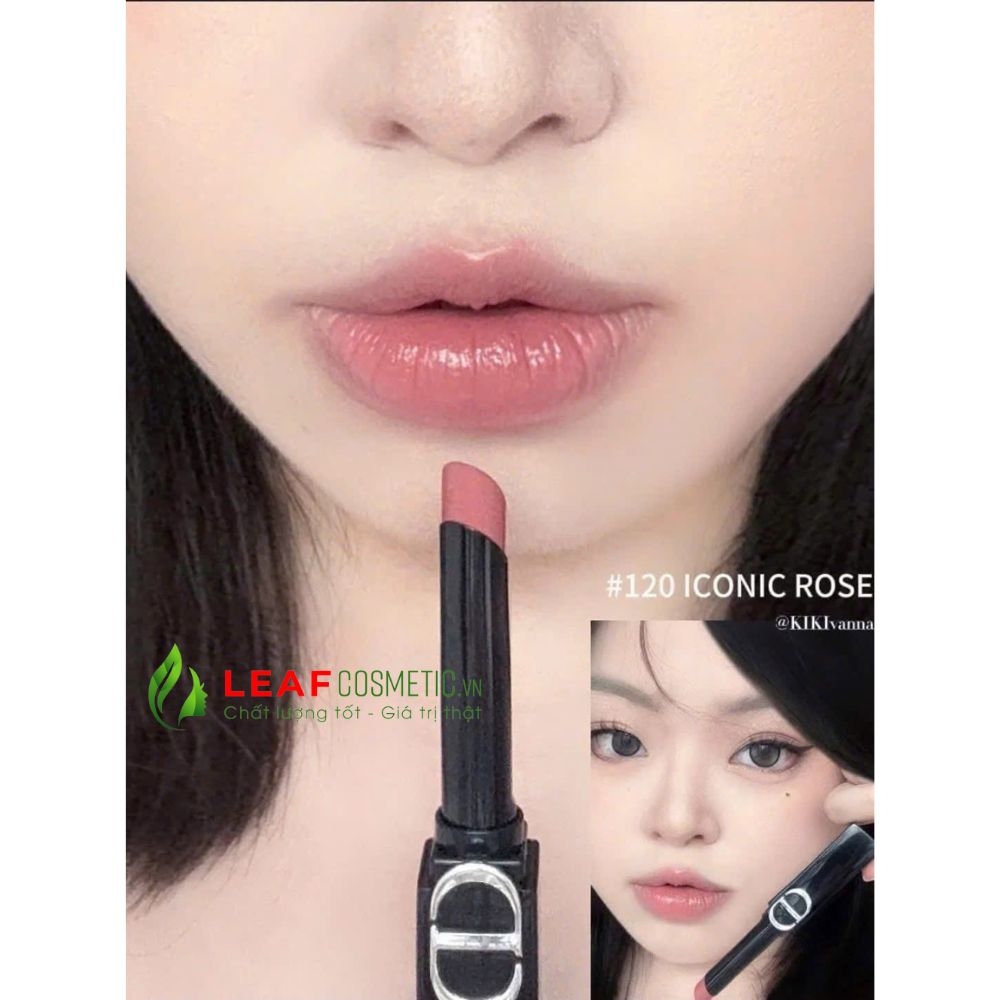Son Thỏi Dior Rouge Dior On Stage 120 Iconic Rose - Hồng Nude