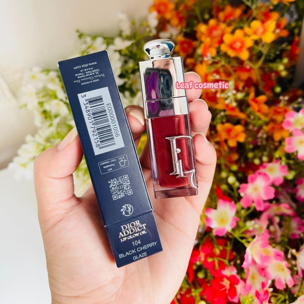 Son Dưỡng Dior Addict Lip Glow Oil 104 Black Cherry – Đỏ Mận