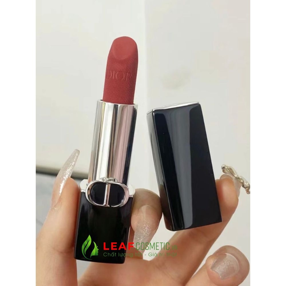 Son Thỏi Dior Rouge Velvet 720 Icone - Hồng Đất (Nắp Nam Châm)