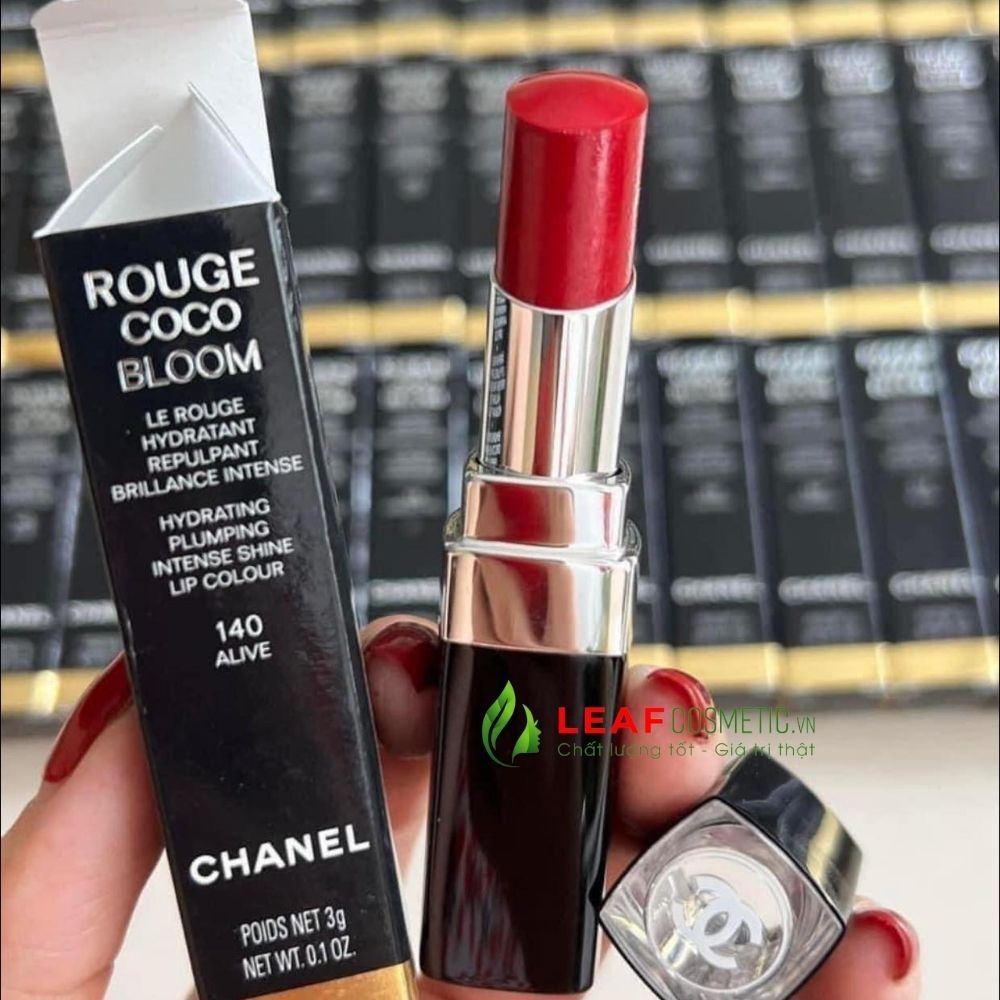 Son Chanel Rouge Coco Bloom 140 Alive - Đỏ Tươi