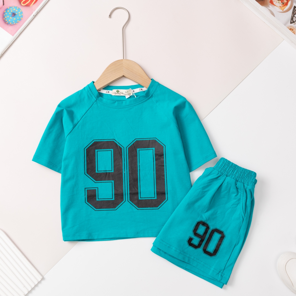 Bộ cotton trẻ em - bé trai B001 2/10