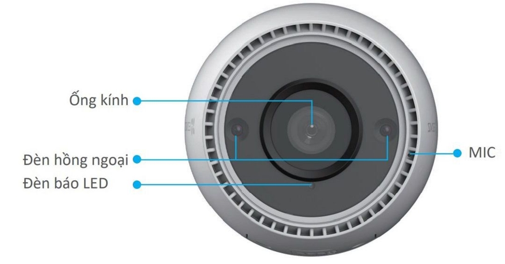 Camera Wifi Ngoài Trời EZVIZ H3c (2MP)