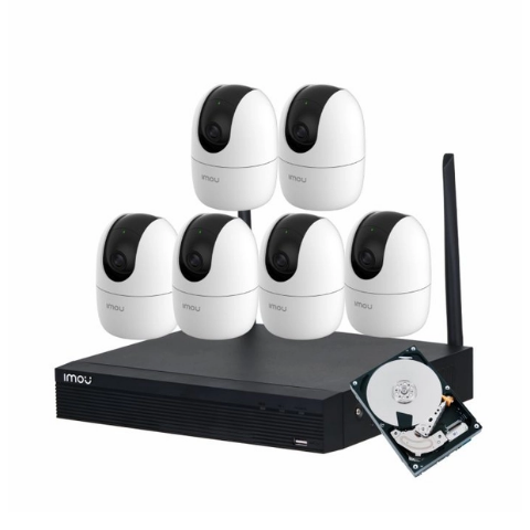 (IMOU) Bộ Kit 6 Camera Xoay Trong Nhà (2MP)