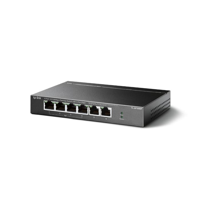 Switch TP-LINK TL-SF1006P (6 Port Với 4 PoE+ Port)