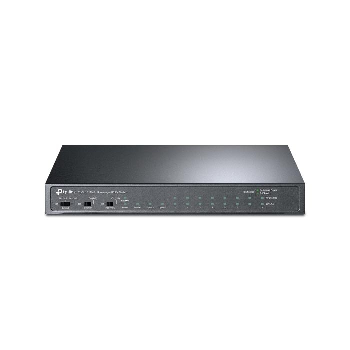 Switch TP-LINK TL-SL1311MP (8 PoE+ Port - 2 Gigabit Port - 1 SFP Port)