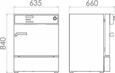 Tủ ấm lạnh 53L loại KB53, Hãng Binder/Đức
