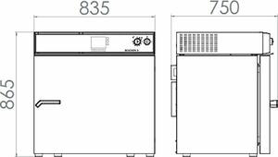 Tủ sấy đối lưu cưỡng bức chương trình nâng cao 115L loại M115, Hãng Binder/Đức