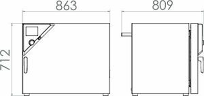 Tủ ấm lạnh 102L loại KT115, Hãng Binder/Đức