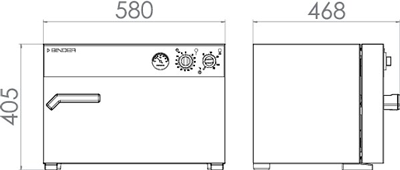 Tủ ấm 28L loại B28, Hãng Binder/Đức