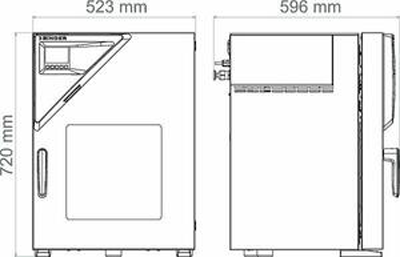 Tủ sấy chân không 24L loại VD23, Hãng Binder/Đức