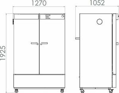 Tủ ấm lạnh 698L loại KB720, Hãng Binder/Đức