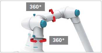Cánh tay hút khí loại AH-50/75, Hãng JeioTech/Hàn Quốc