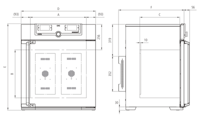 Tủ vi khí hậu 108L loại HPP110, Hãng Memmert/Đức