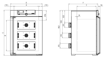 Tủ vi khí hậu 256L loại HPP260, Hãng Memmert/Đức