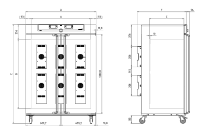 Tủ vi khí hậu 1060L loại HPP1060, Hãng Memmert/Đức
