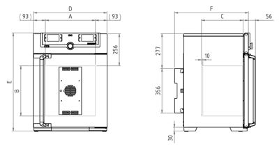 Tủ ấm lạnh dùng công nghệ Peltier 53L loại IPP55plus, Hãng Memmert/Đức