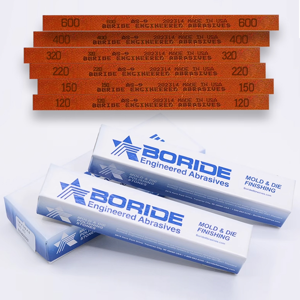 Thanh đá mài dầu Boride AS-9 1/4x1/2x6 #120-#600 Hàng chính hãng USA