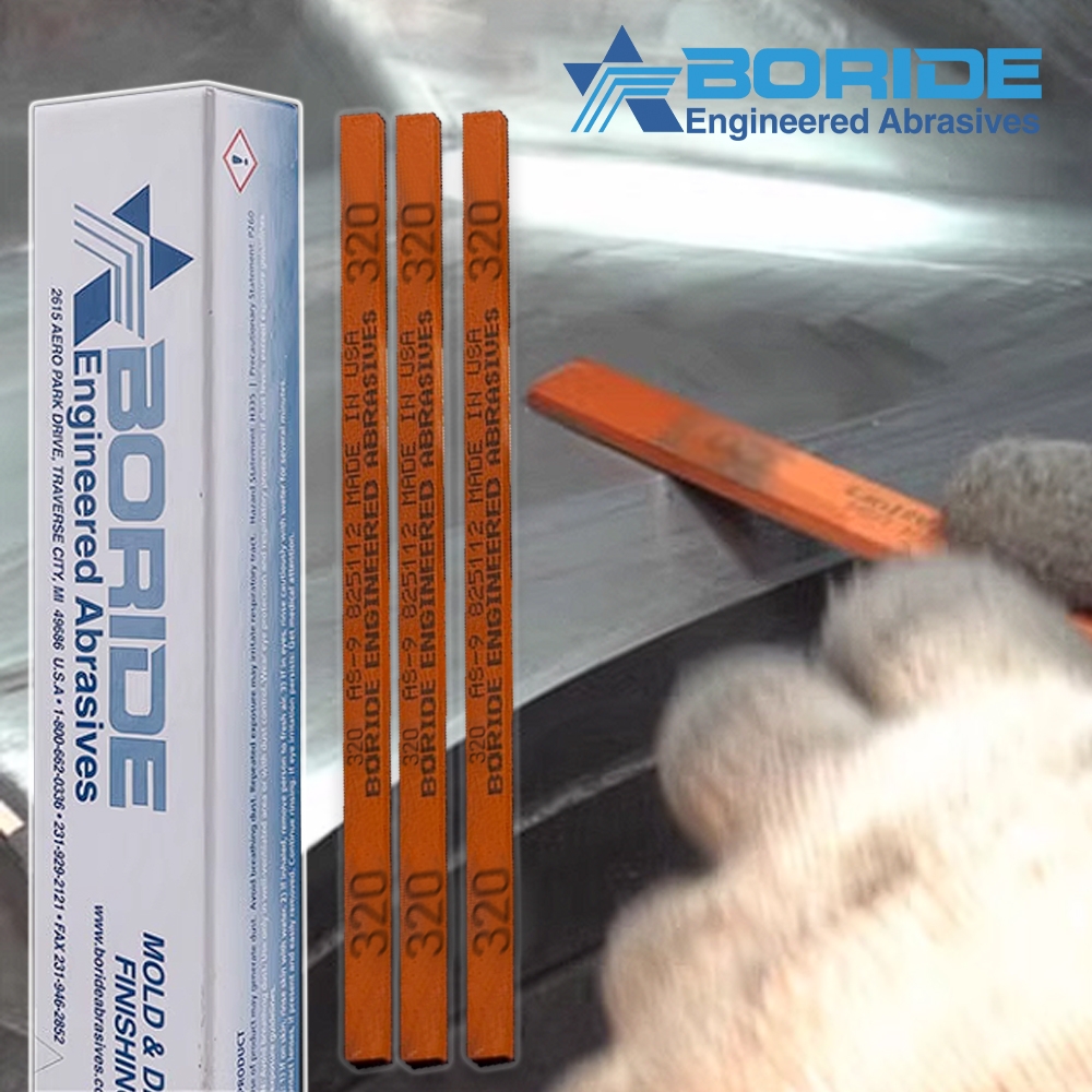Thanh đá mài dầu Boride AS-9 1/8x1/4x6 #320 Hàng nhập khẩu USA
