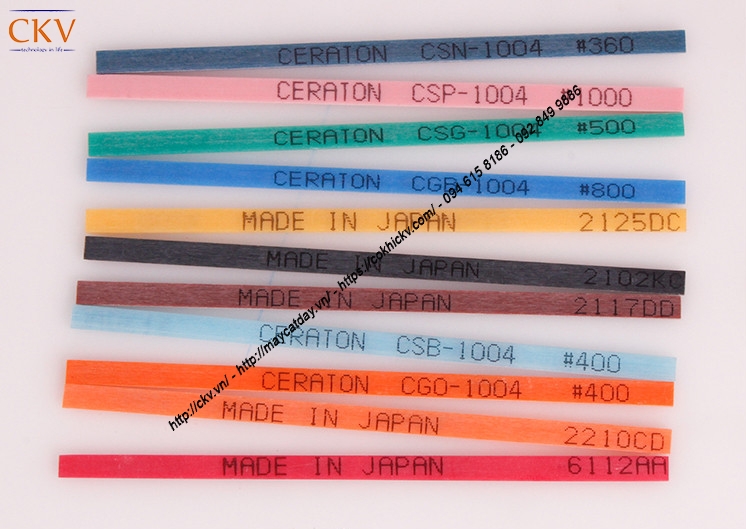 Đá mài thanh Ceramic Ceraton made in Japan 1x4x100mm