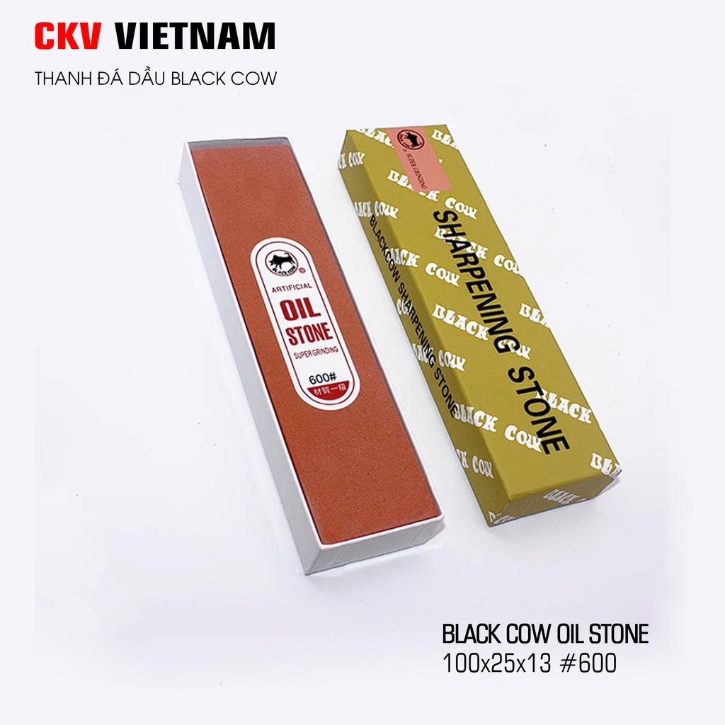 Đá mài dầu Blackcow 100x25x13 600# - Hàng nhập khẩu