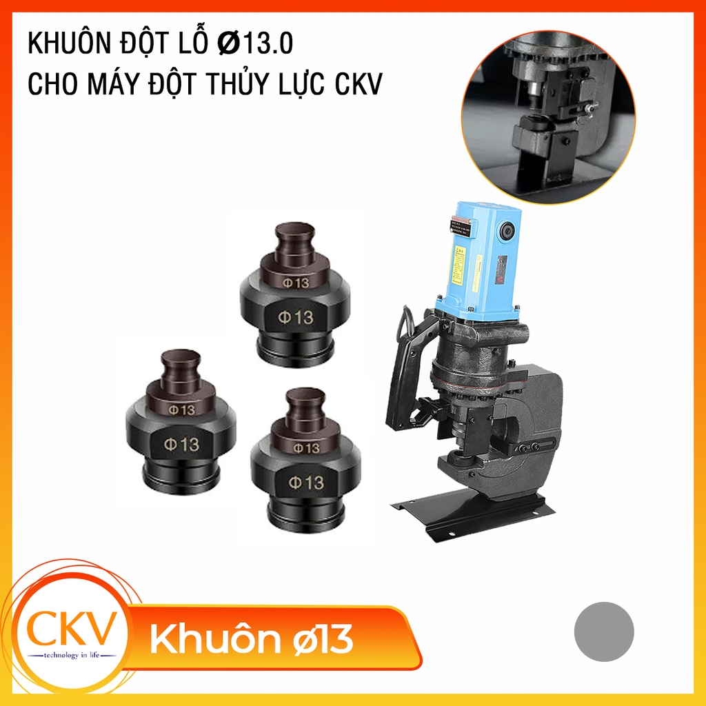 Khuôn đột lỗ Phi 13 - CKV-JD20/JD20P/JD25 - Thép hợp kim