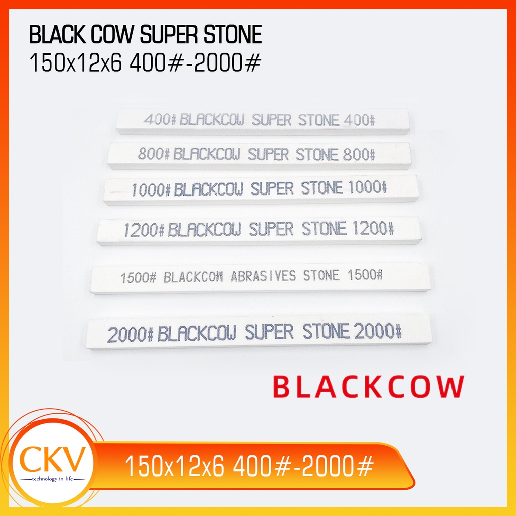Đá mài dầu khuôn mẫu BlackCow SuperStone 150x12x6 400# - 2000#