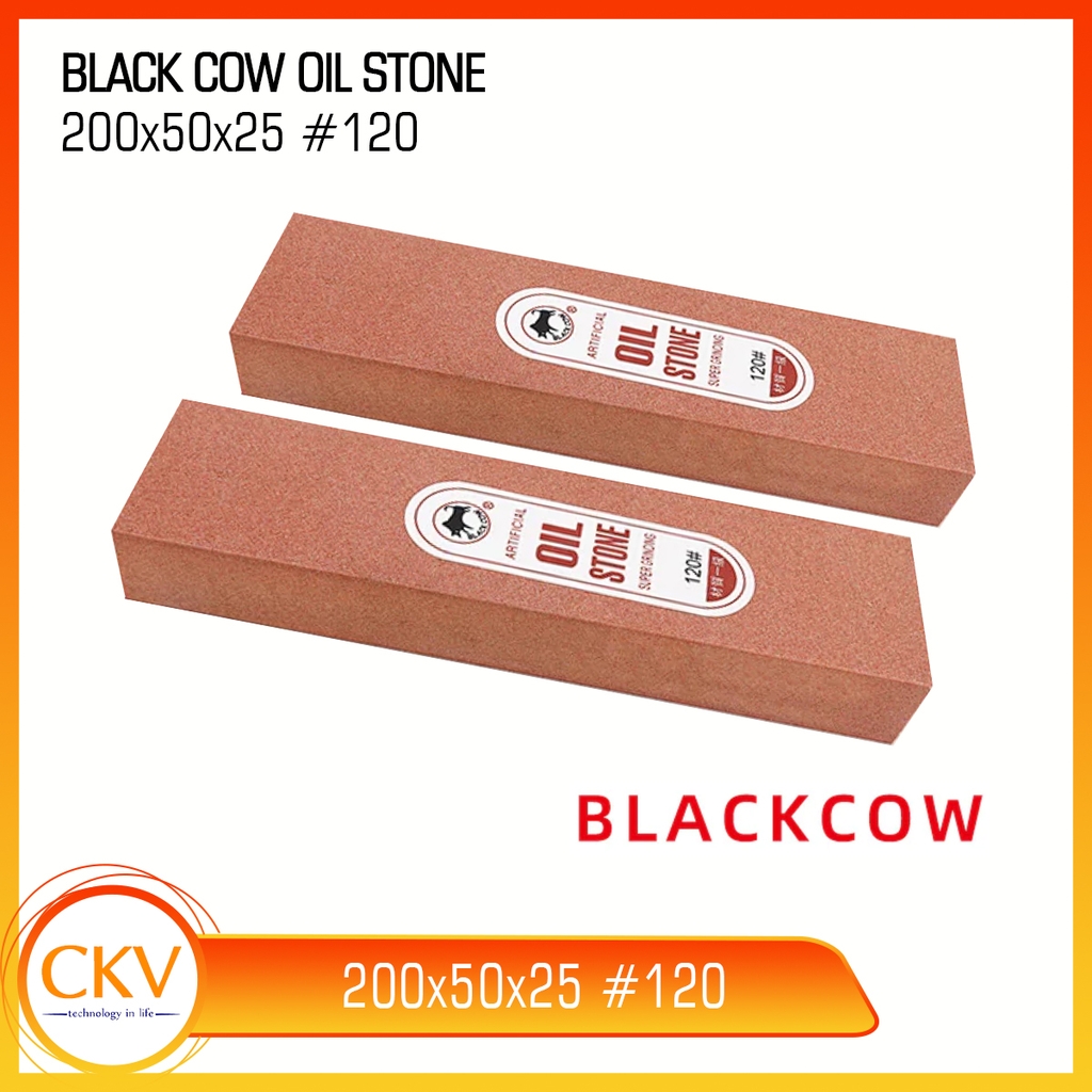 Đá mài dầu Blackcow 200x50x25 120#