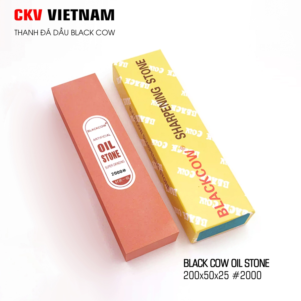 Đá mài dầu Oil Stone  200x50x25 2000# Blackcow - Hàng nhập khẩu