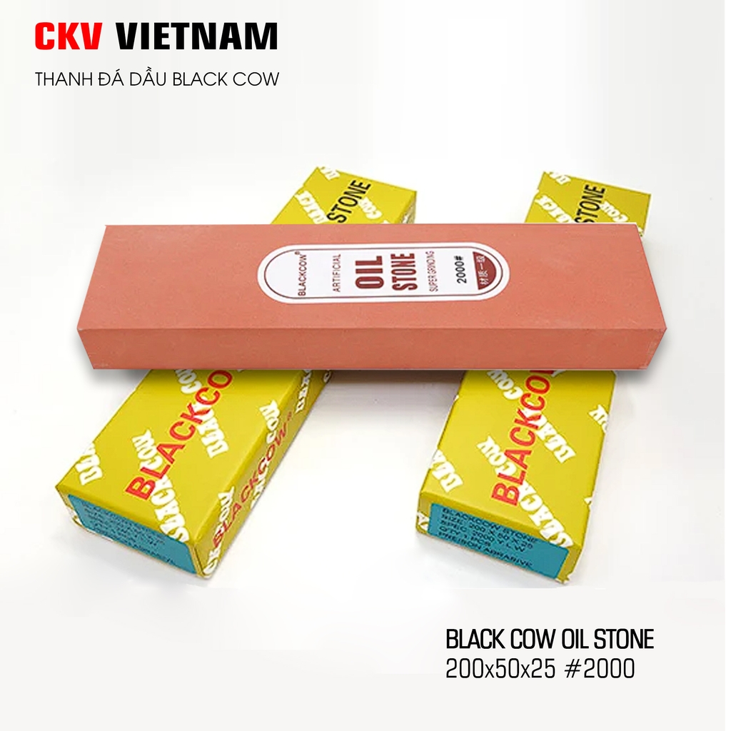 Đá mài dầu Oil Stone  200x50x25 2000# Blackcow - Hàng nhập khẩu