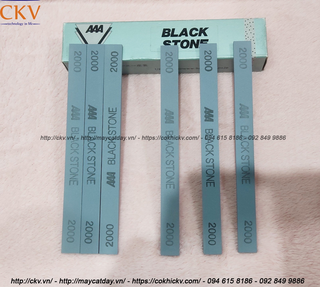 Thanh đá mài dầu cao cấp BlackStone kích thước 3x13x150 xuất xứ Japan