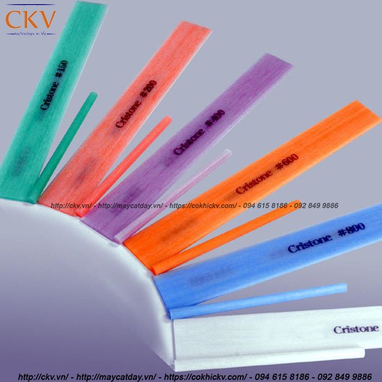 Thanh đá mài dẹt gốm ceramic Cristone xuất xứ Nhật Bản 1x10x100