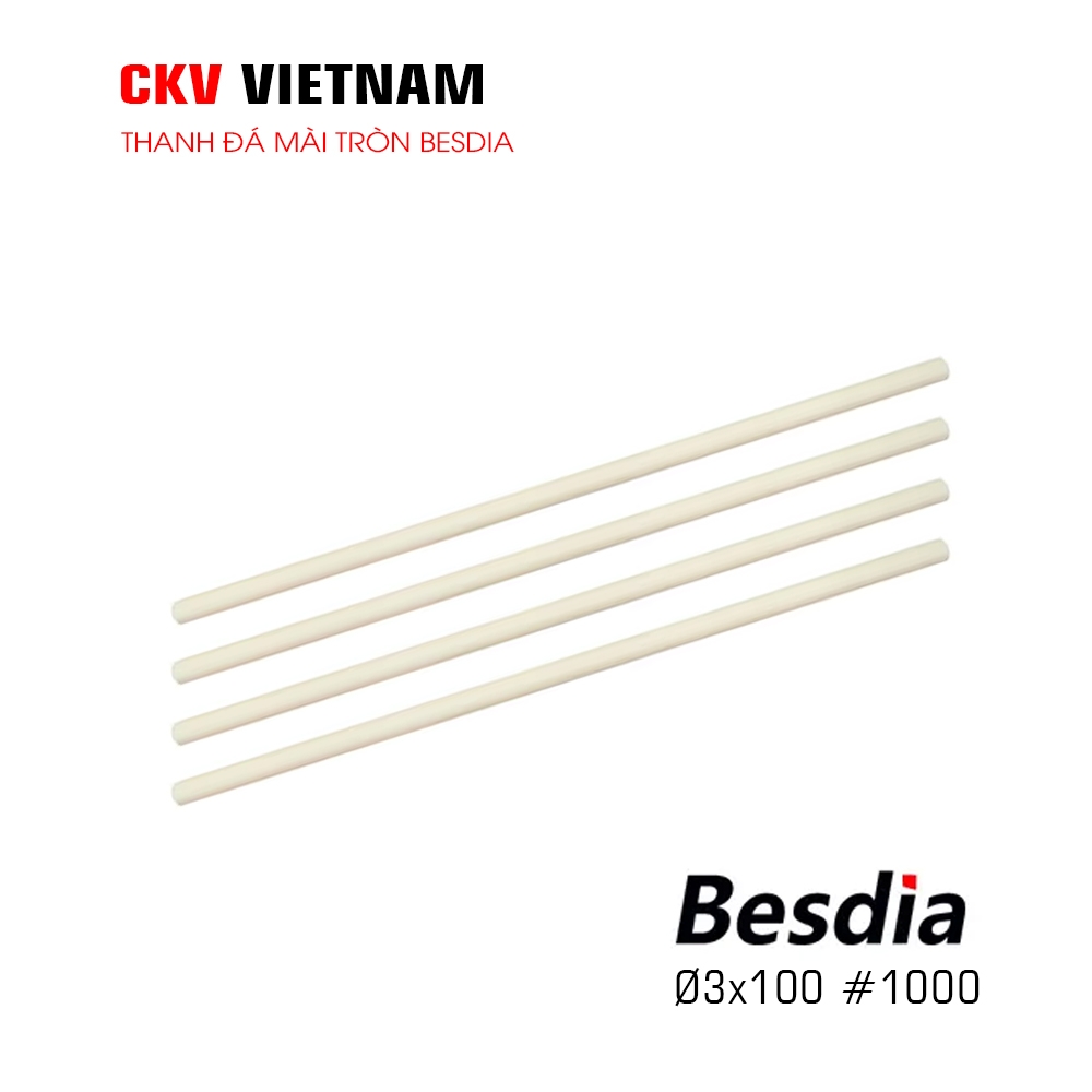 Besdia ɸ3x100mm #180 - #1200 Taiwan - Đá mài khuôn mẫu thanh tròn