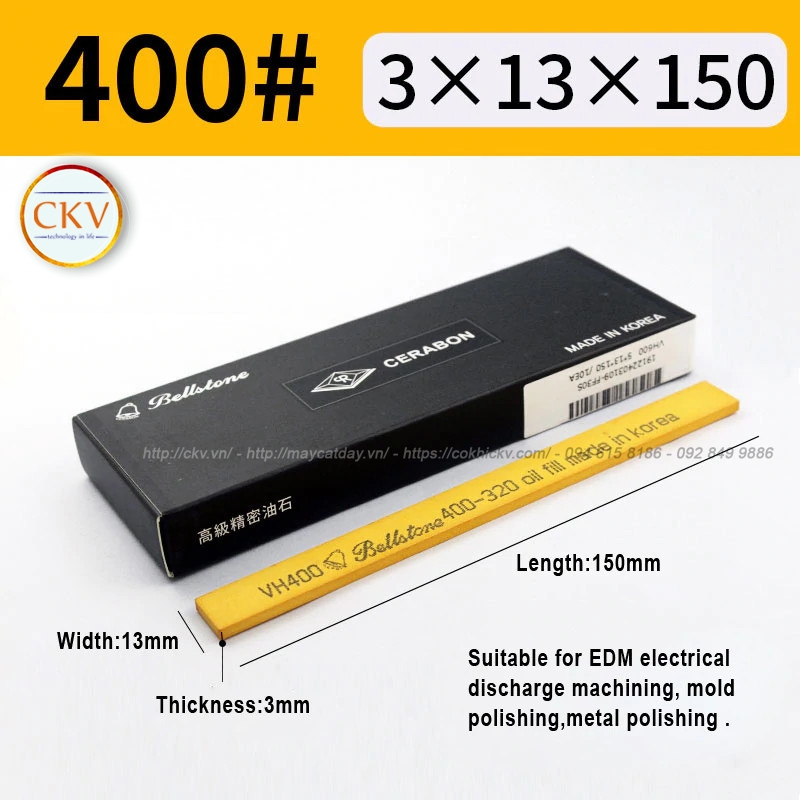 Đá mài dầu Bellstone cao cấp 3x13x150 #400