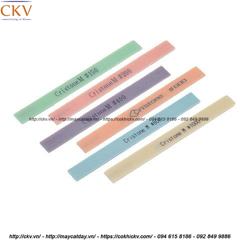 Thanh đá mài gốm cao cấp xuất xứ Nhật Bản Cristone loại dẹt 1x4x100