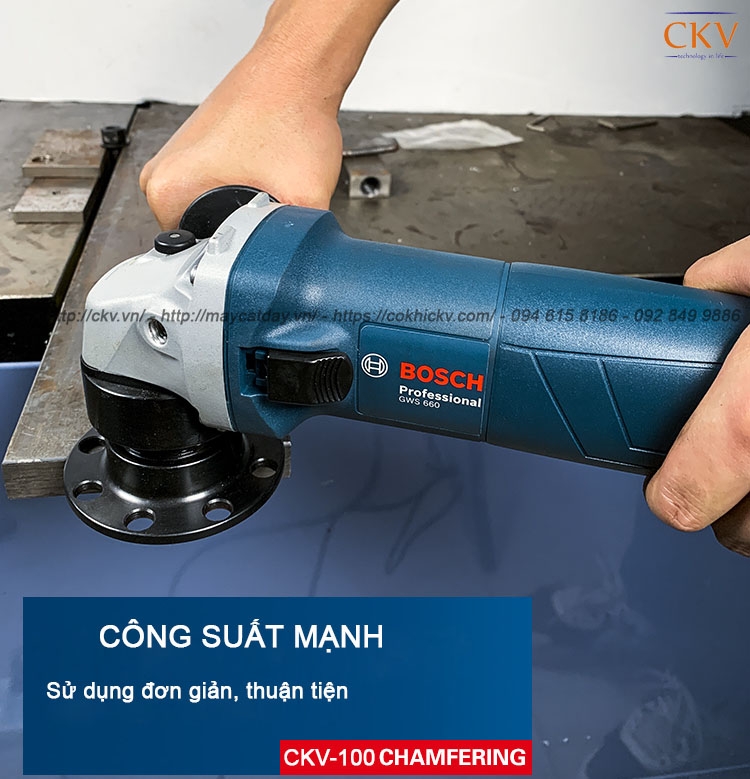 Máy vát mép cầm tay Bosch C0.1-C4.0 CKV-100