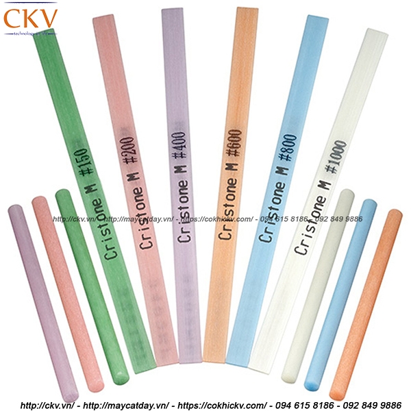 Đá mài gốm ceramic Cristone loại tròn cao cấp Ø2.35x100 từ Nhật Bản