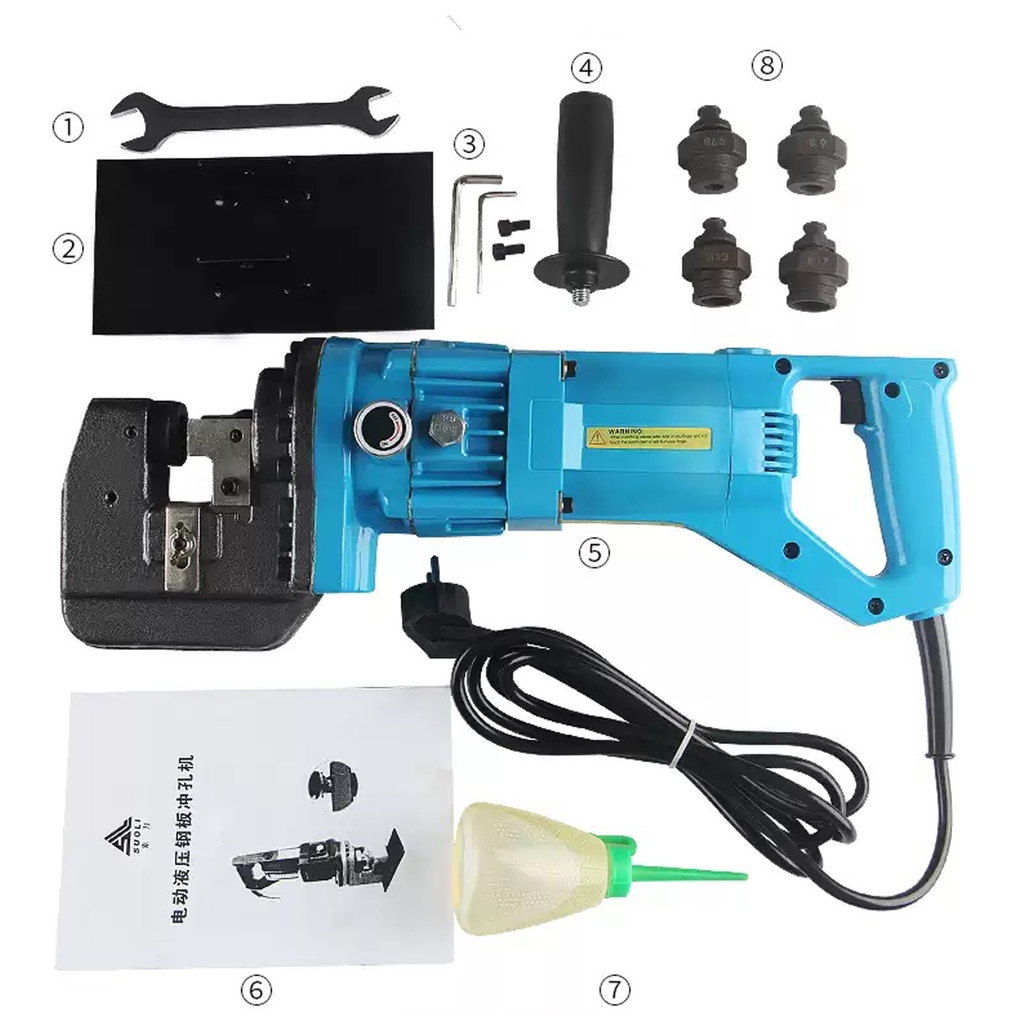 Máy đột lỗ thủy lực CKV-JD20/JD20A Điện/6mm
