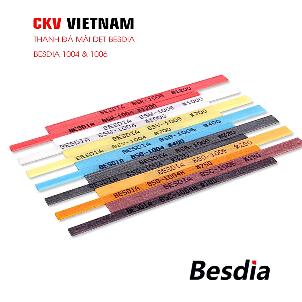 Besdia 1006 1x6x100 #180-#1200 Taiwan - Đá mài khuôn mẫu cao cấp