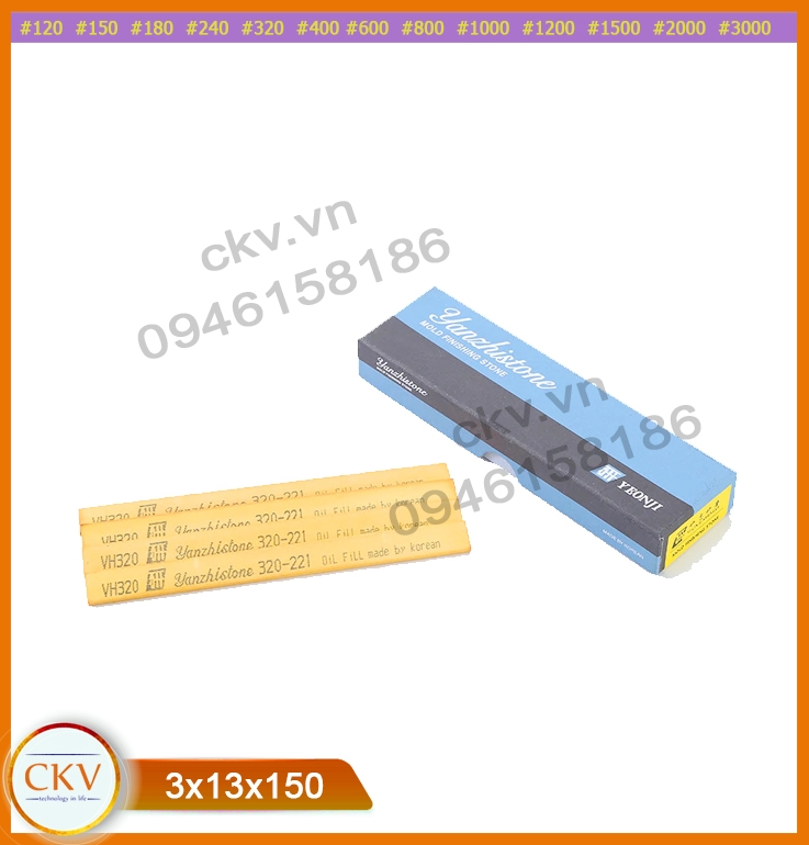 Đá mài dầu Yanzhi Stone 3x13x150 #1500