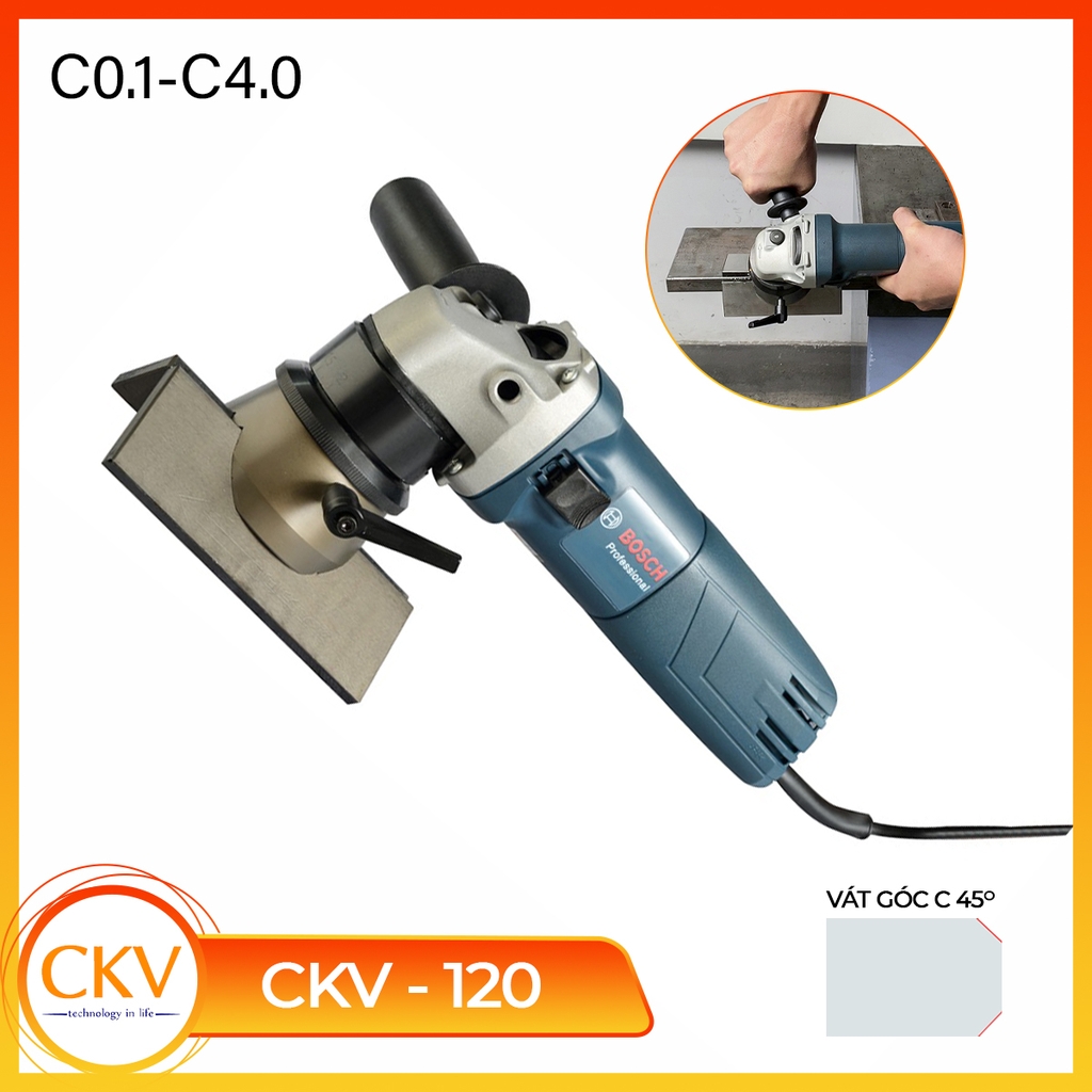 Máy vát mép điện cầm tay Bosch C0.1-C4.0 CKV-120