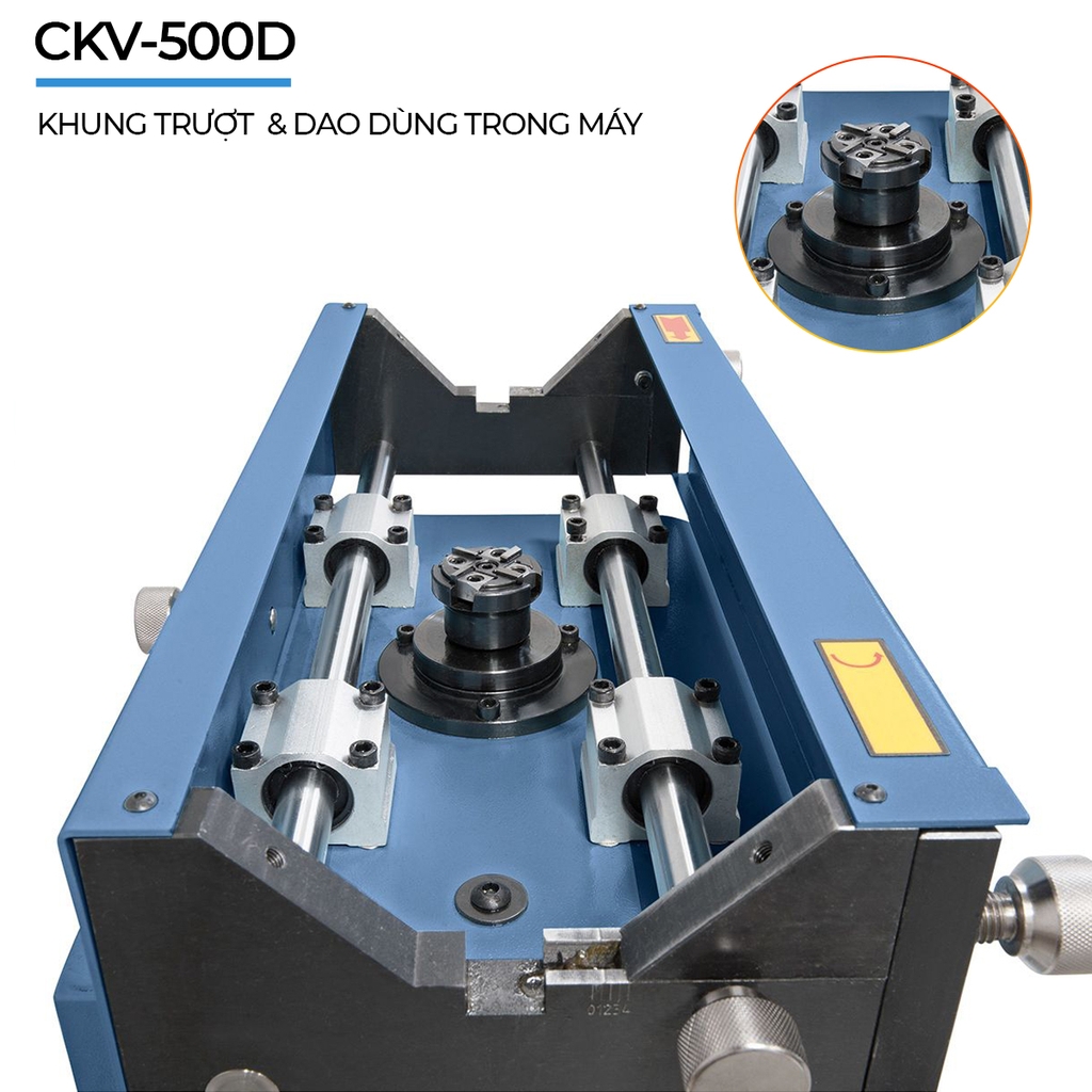 Máy vát mép cạnh đơn bàn trượt C0.1-C3.0 CKV-500D