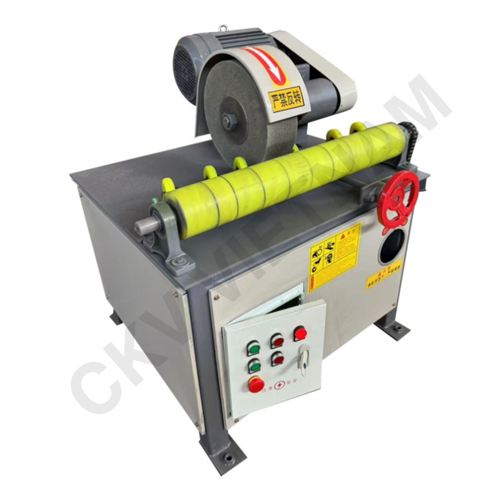 Máy chà nhám & đánh bóng ống tròn CKV-MTA120 Ø10–130mm/380V-4KW/0.75KW/2m