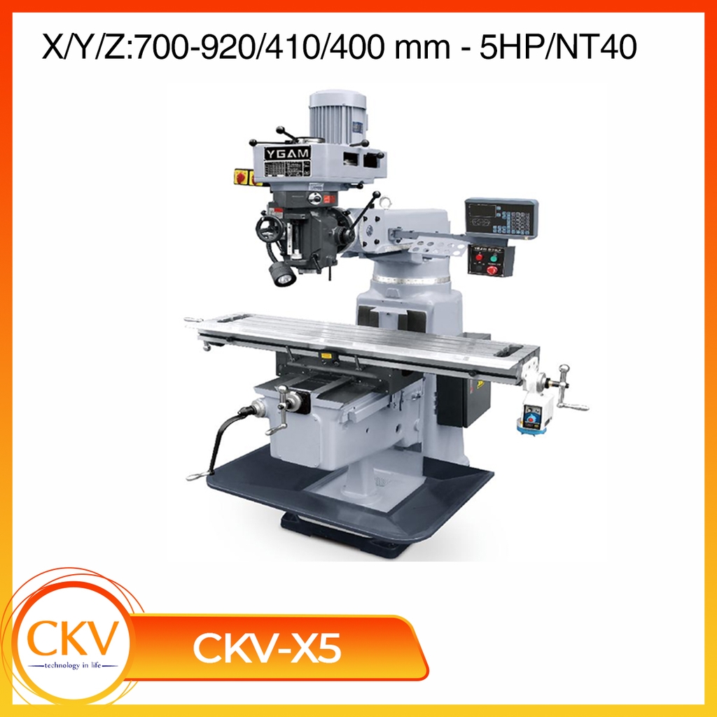 Máy phay cơ đứng CKV-X4 và CKV-X5 hiệu suất cao