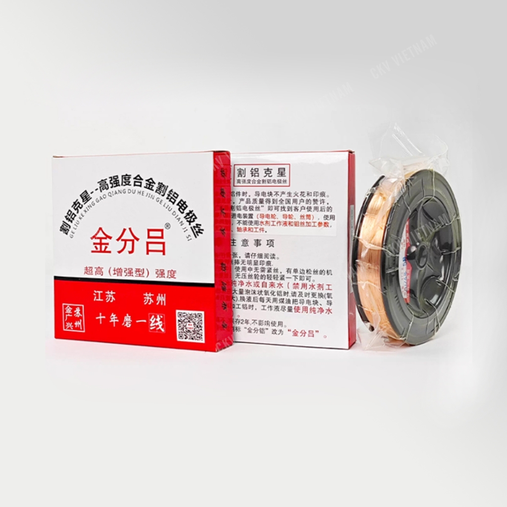 Dây cắt nhôm EDM chuyên dụng chính hãng 0.2mm | CKV VIETNAM