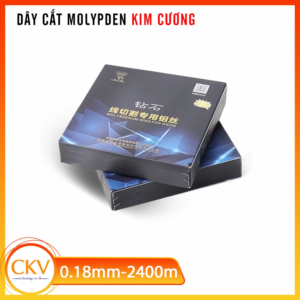 Dây cắt Molypden Kim Cương chính hãng 0.14mm - 0.2mm | CKV VIETNAM