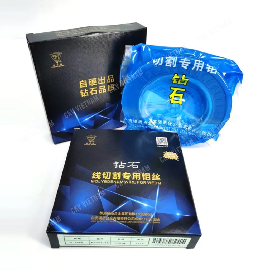 Dây cắt Molypden Kim Cương chính hãng 0.14mm - 0.2mm | CKV VIETNAM
