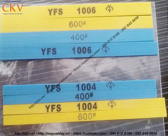 Thanh đá mài gốm YFS 1x6x100 150# - 1200# Taiwan