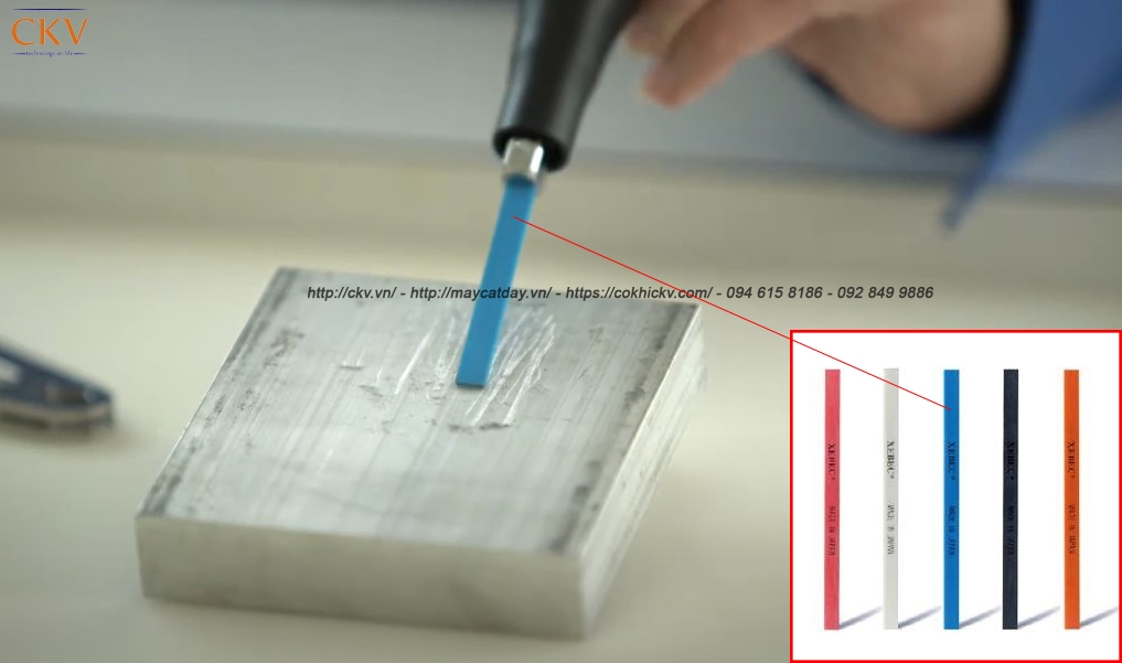 Đá mài Ceramic cao cấp thanh dẹt cầm tay thương hiệu Xebec 0.8x6x100