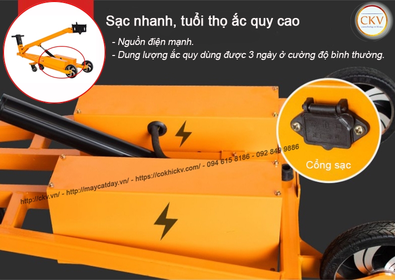 Xe nâng điện phụ trợ chuyên dụng CKV - 03TL1